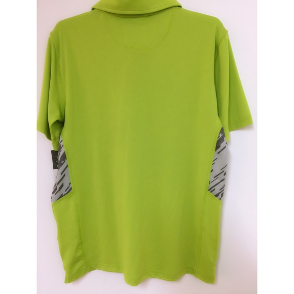 Lime/Green Russell Boys Polo Shirt - Picture 2 of 4